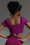 Ever After Crop Top - Mulberry