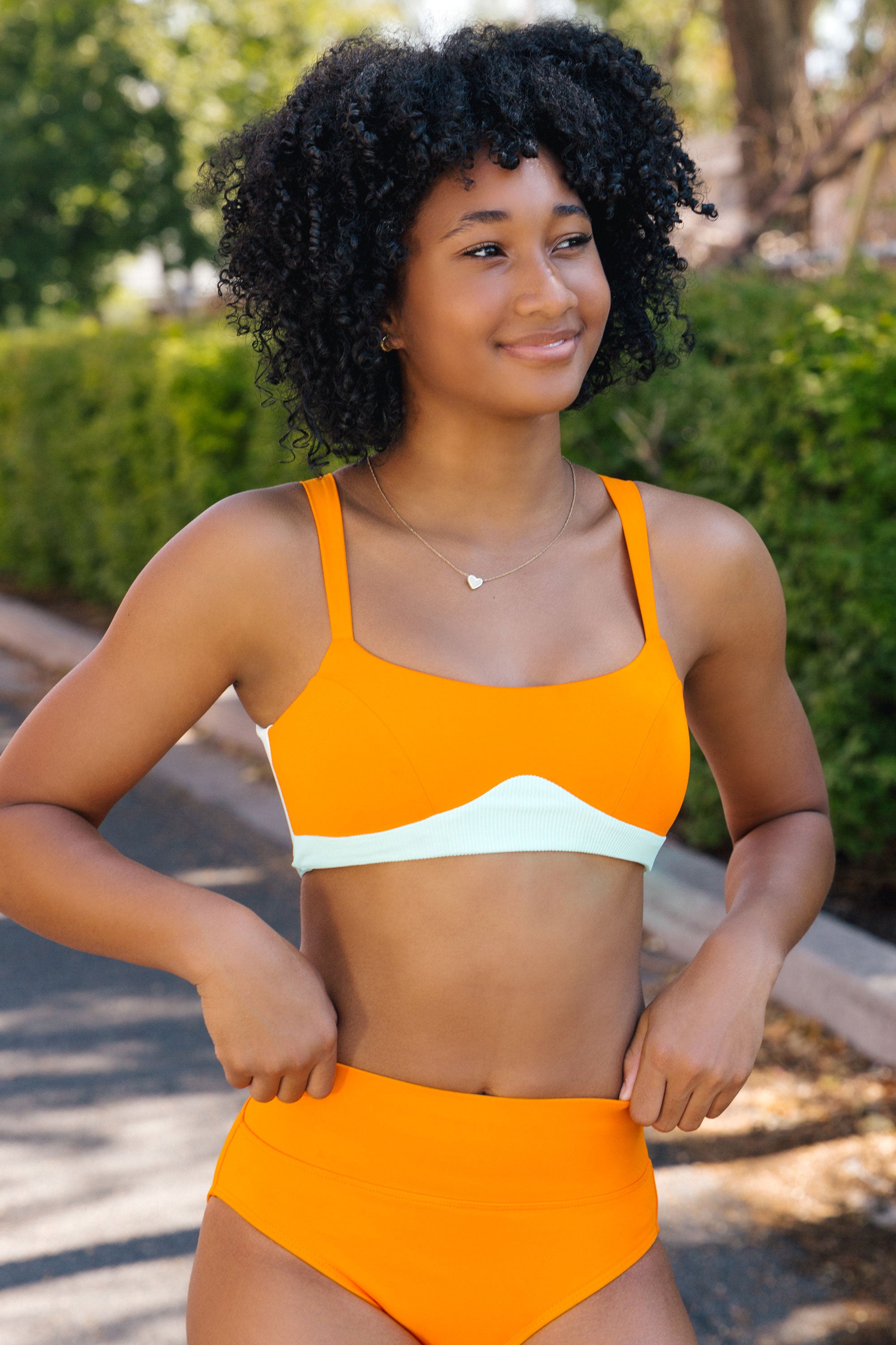 Creek Crop Top - Clementine | Tiger Friday Dancewear – TigerFriday