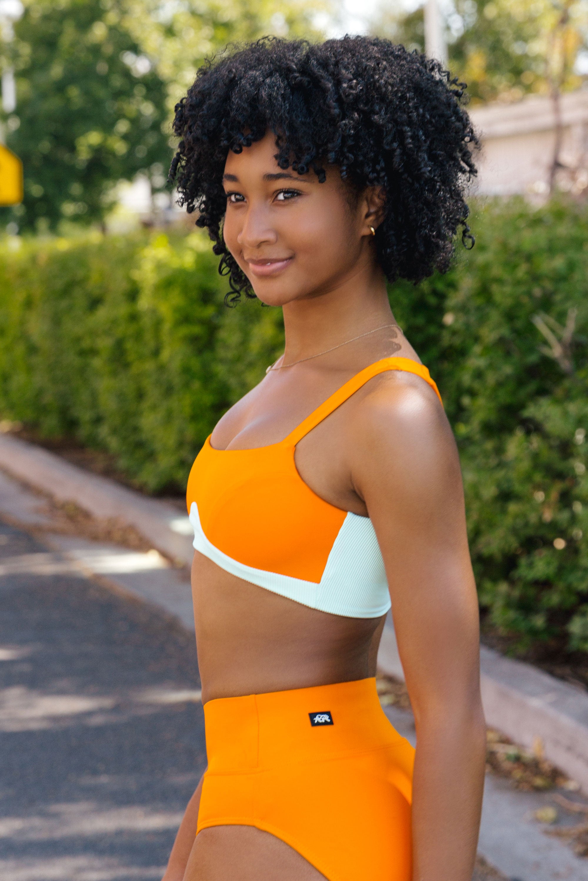 Creek Crop Top - Clementine | Tiger Friday Dancewear – TigerFriday