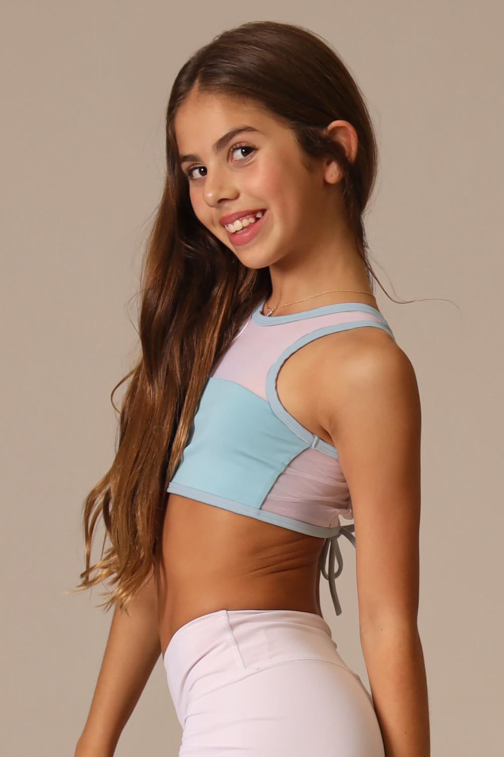 Euphoria Crop Top - Breeze | Tiger Friday Dancewear