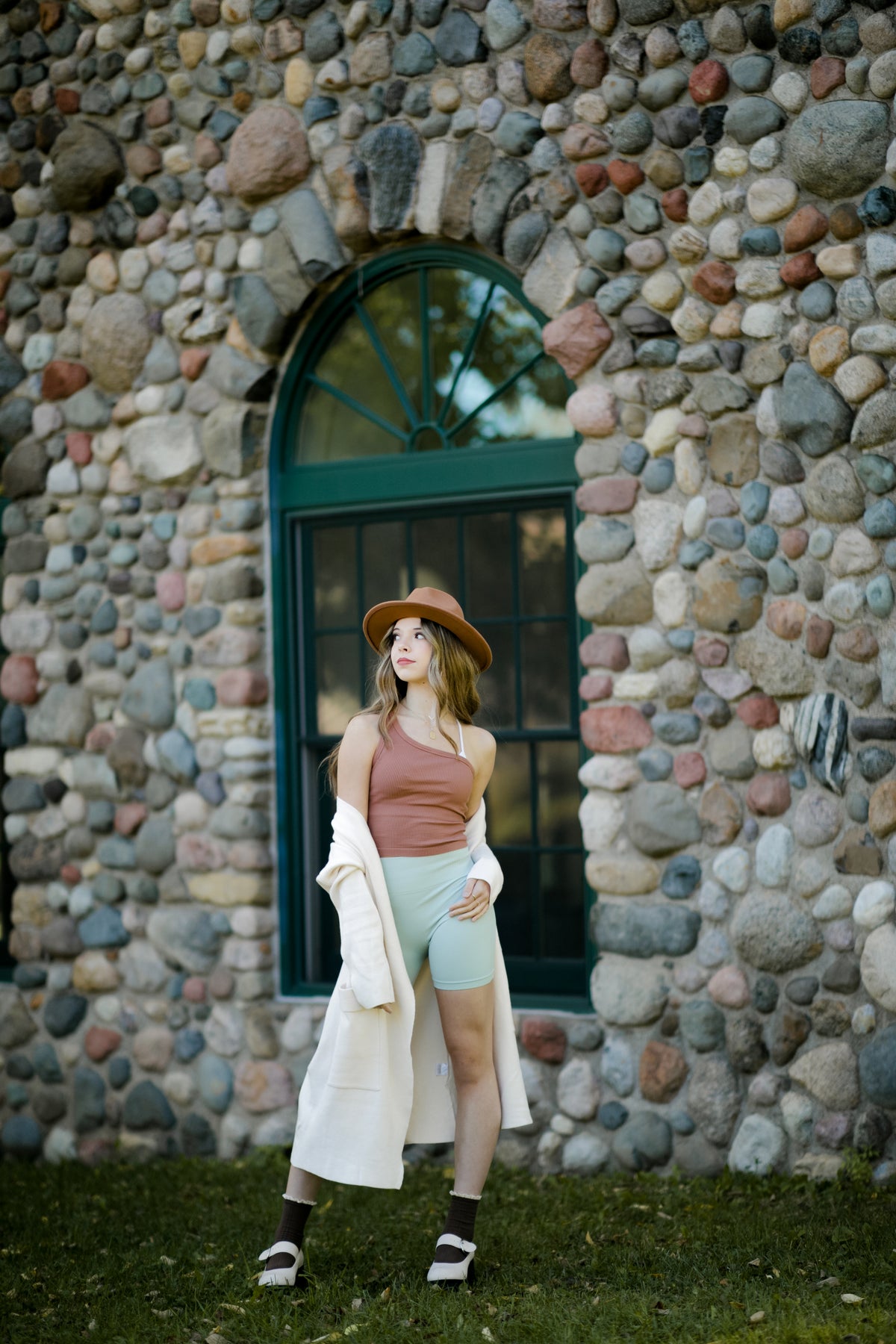 (pre)Loved 50/50 One Shoulder Tank - Latte - FINAL SALE