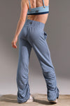 Mad Rouche Wide Leg Pant - Steel - FINAL SALE