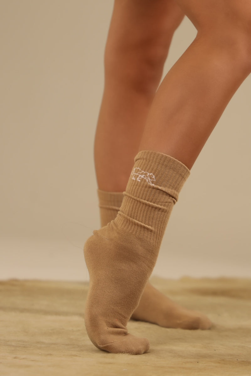 Shop Soul to Sole Dance Socks - Salted Caramel