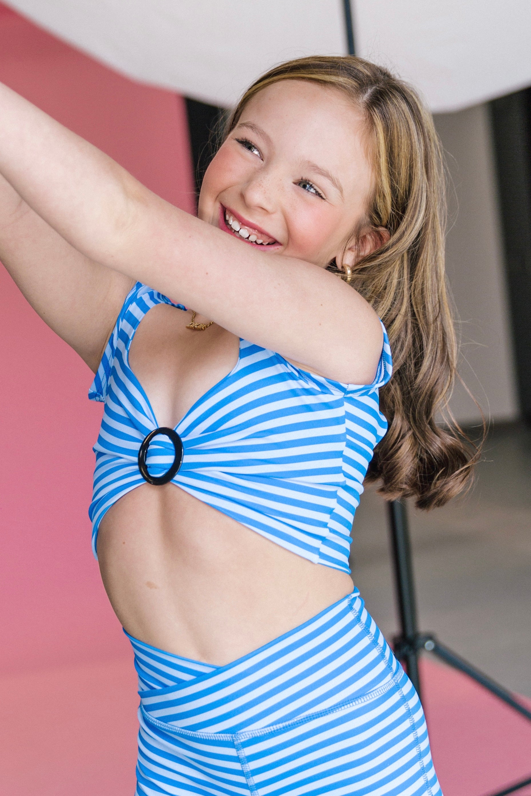 In The Loop Crop - Cairo Stripe