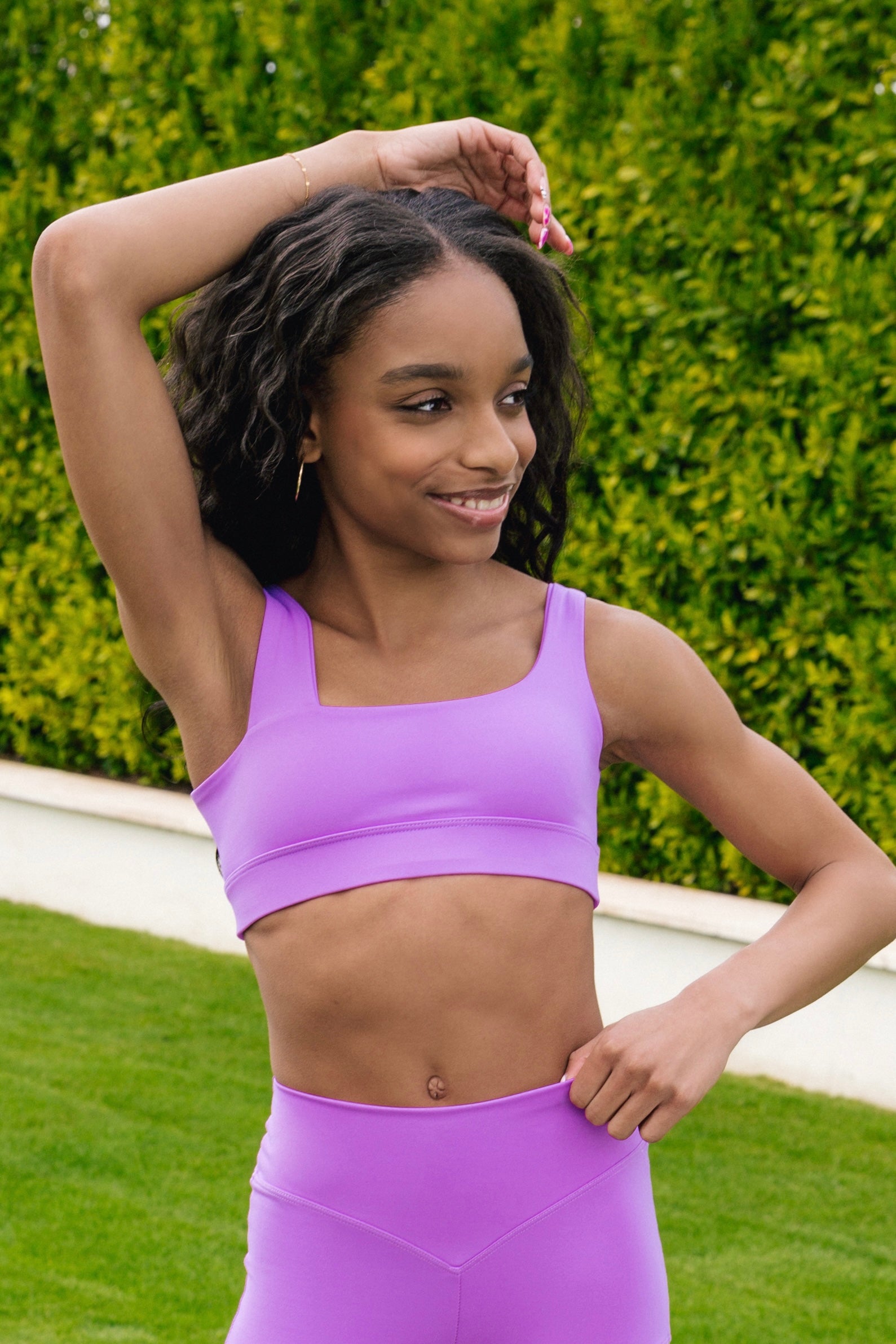 Emmy Crop Top - Orchid | Tiger Friday Dancewear – TigerFriday