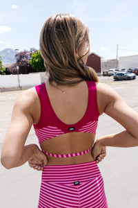 Frisco Crop - Cosmopolitan Stripe
