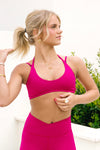 Manhattan Bralette - Raspberry