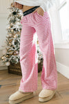 TFPJ Pants - Pink Gingham Plaid