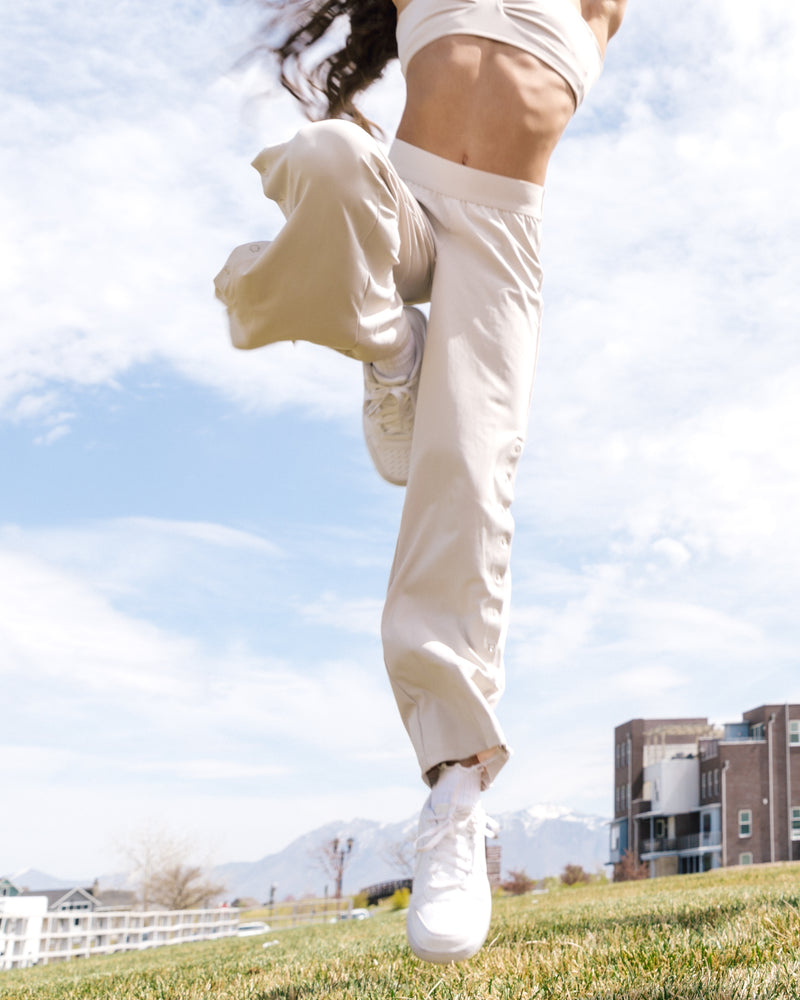 Free Fall Wide Leg Pant - Ecru