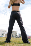Free Fall Wide Leg Pant - Black