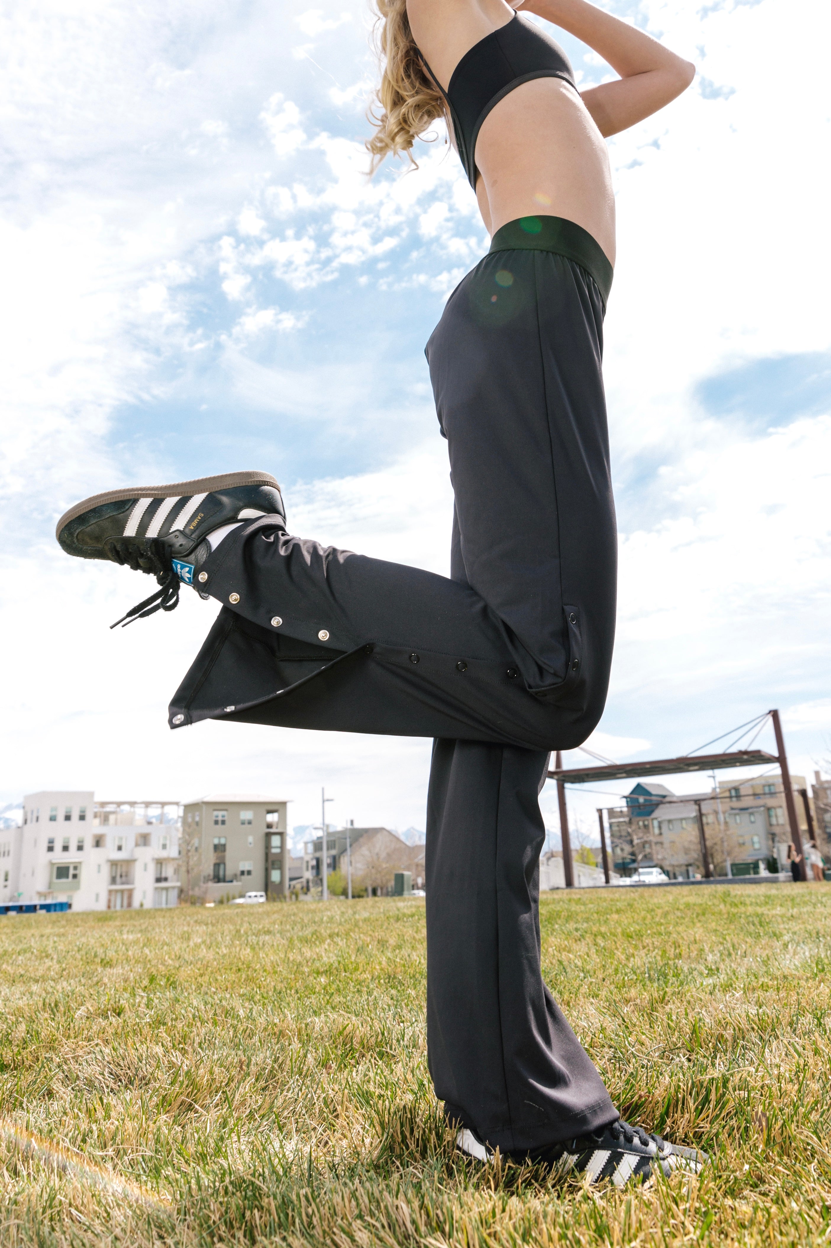 Free Fall Wide Leg Pant - Black | Tiger Friday Dancewear – TigerFriday