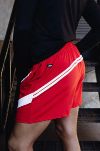 Selen Athletic Shorts - Cardinal