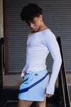 Selen Boat Neck Tee - White