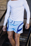 Selen Athletic Shorts - Skylight