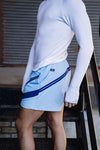 Selen Athletic Shorts - Skylight