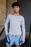 Selen Boat Neck Tee - White