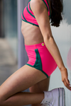 (pre)Loved Vitality Shorties - Neon Rose - FINAL SALE