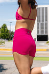 Ruth Hot Cross Shorties - Raspberry