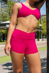 Ruth Hot Cross Shorties - Raspberry