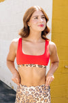 13 Reversible Crop Top - Wild Cherry