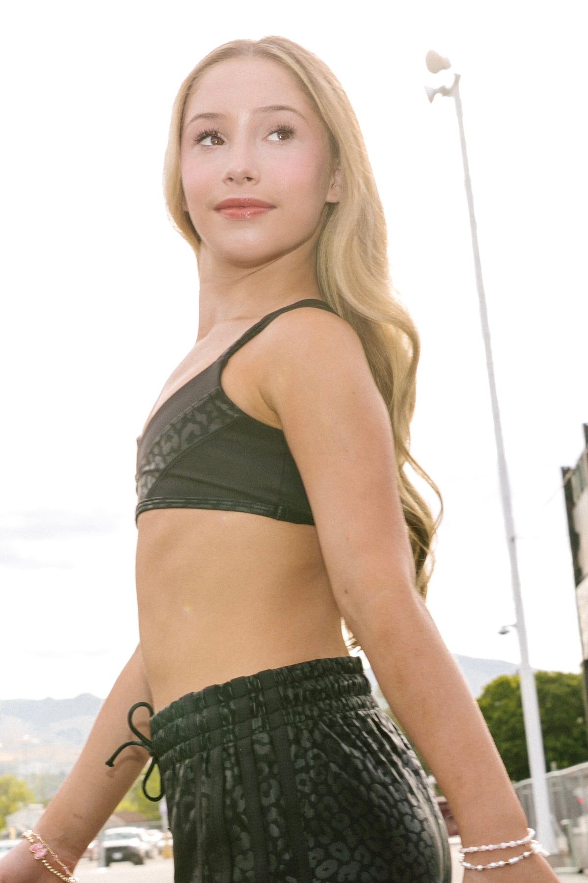 Madelyn Crop Top - Panther