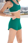 Bells Athletic Dance Short - Evergreen