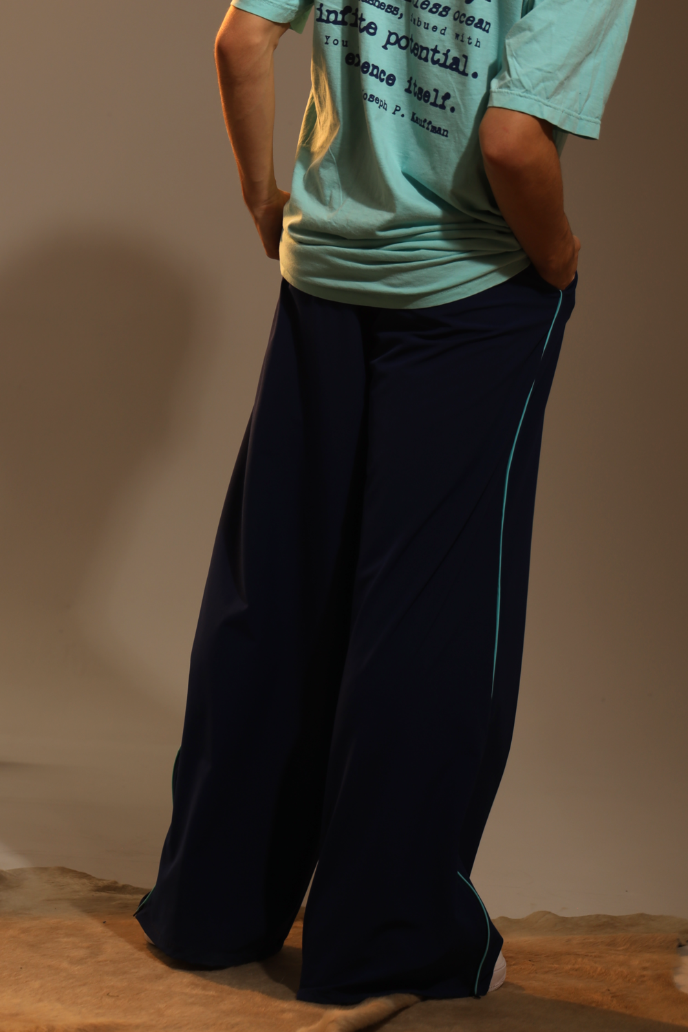 Mad Rouche Wide Leg Pant - Navy  Tiger Friday Dancewear – TigerFriday