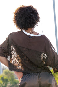 Cropped Lace Jersey - Milano