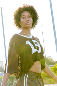 Cropped Lace Jersey - Milano