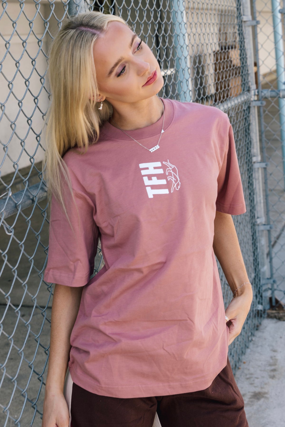 TFH Tee - Dusty Rose
