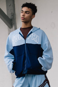 Vienna Zip-Up Hoodie - Skylight