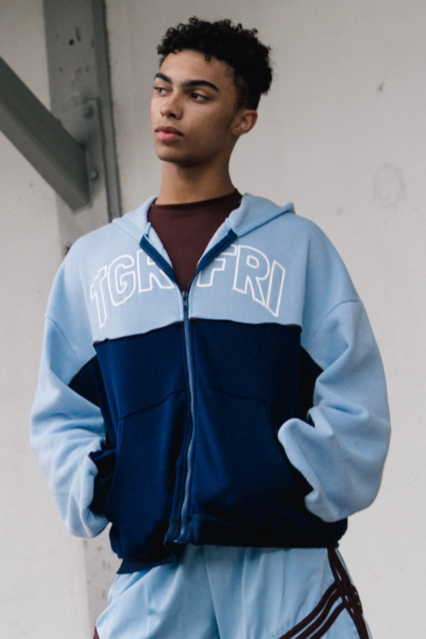 Vienna Zip-Up Hoodie - Skylight