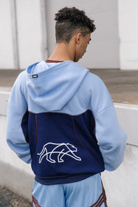 Vienna Zip-Up Hoodie - Skylight