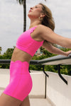 Pretty in Pinky Crop - Hot Punk