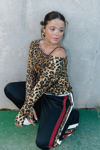 Selen Boat Neck Tee 2.0 - Cheetah