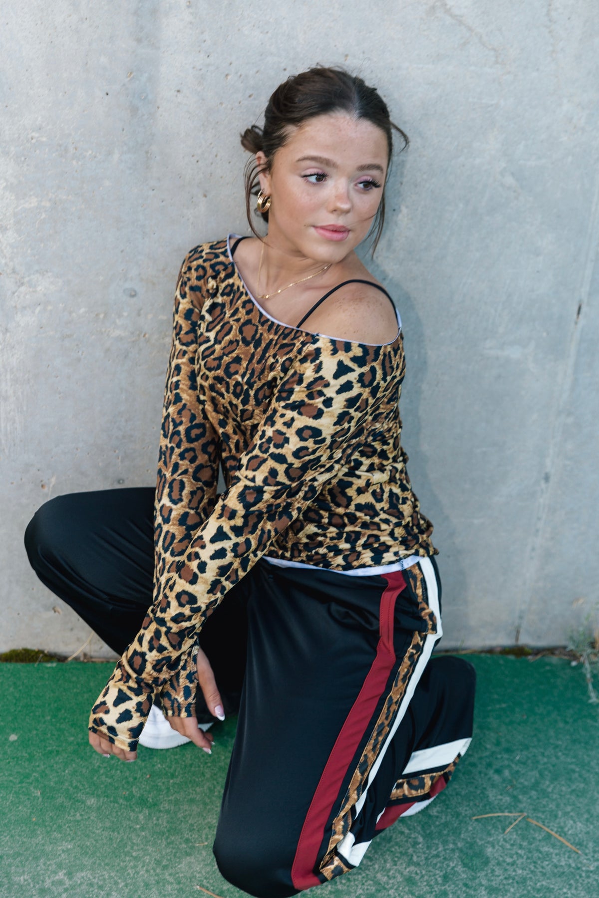 Selen Boat Neck Tee 2.0 - Cheetah