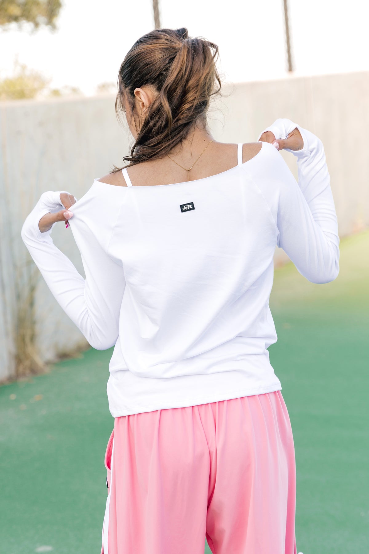 Selen Boat Neck Tee 2.0 - White