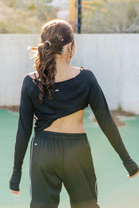 Selen Boat Neck Tee 2.0 - Black