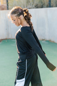 Selen Boat Neck Tee 2.0 - Black