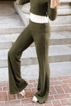Barre Sweater Pant - Olive