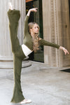 Barre Sweater Pant - Olive