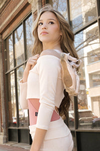 Barre Sweater Top - Ivory
