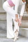 Barre Sweater Pant - Ivory
