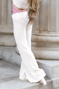 Barre Sweater Pant - Ivory