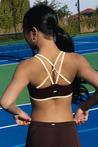 Madelyn Crop Top - Cocobutter Mini Dot