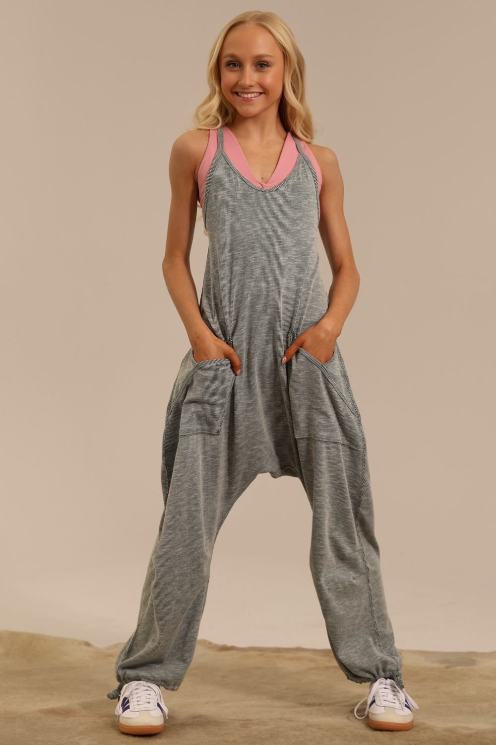 (pre)Loved Sand Wash Long Romper - Juniper - FINAL SALE