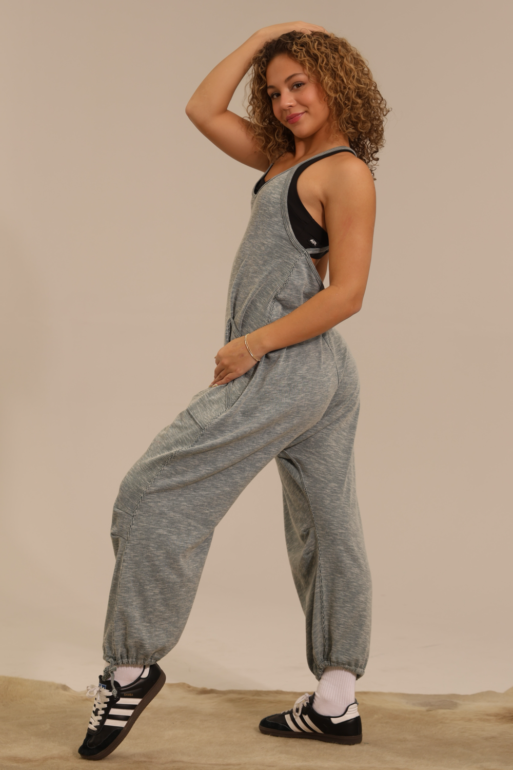 (pre)Loved Sand Wash Long Romper - Juniper - FINAL SALE