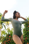 Evolve Leotard - Moss