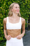 Lacy Crop Top - White