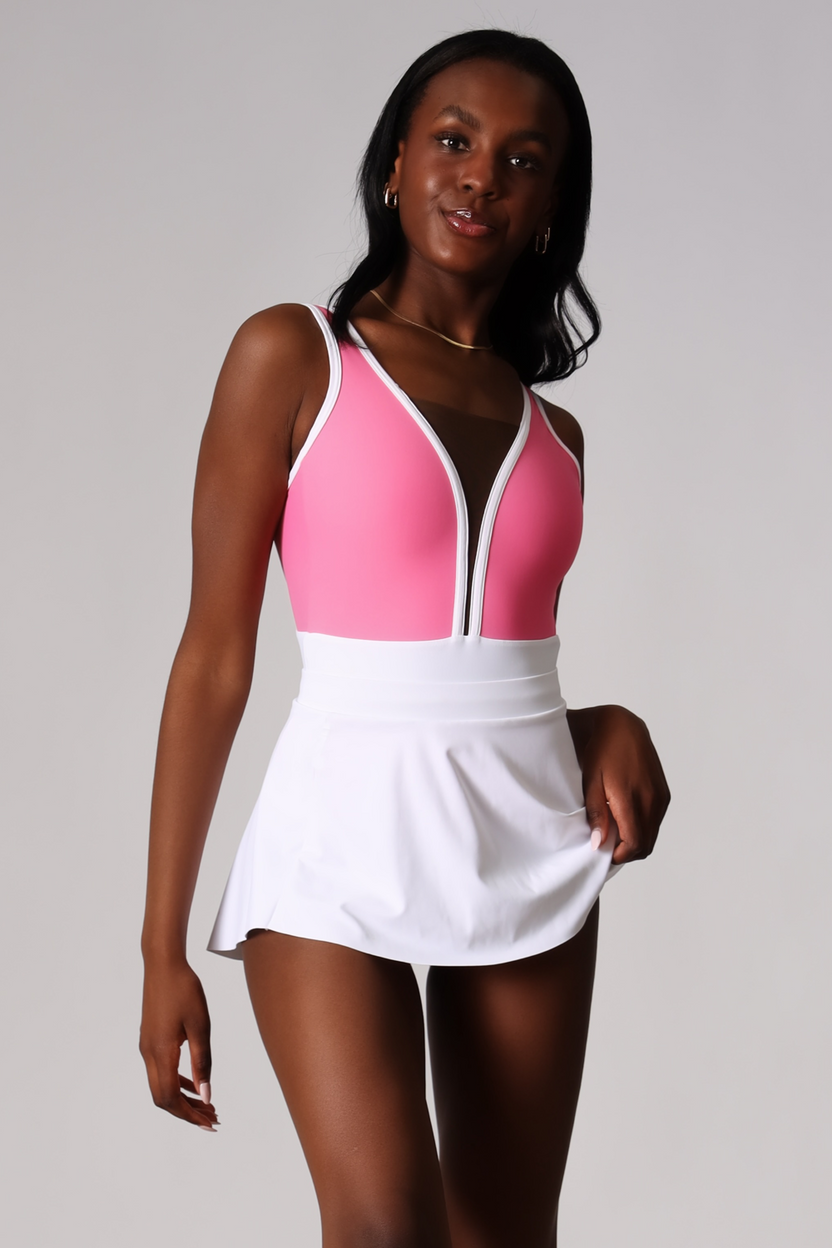 Oscar Leotard Flamingo Tiger Friday Dancewear TigerFriday